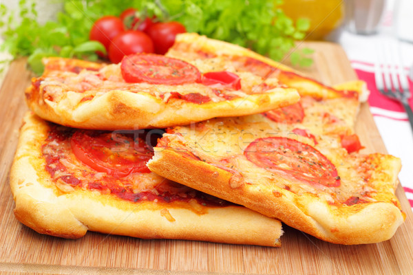 Pizza Margarita Stock photo © vertmedia