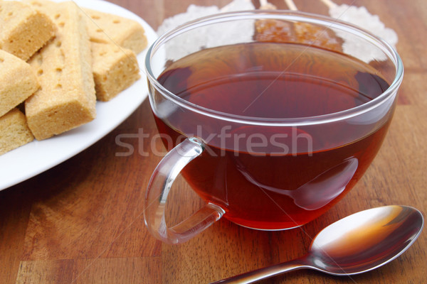 Shortbread and tea Stock photo © vertmedia