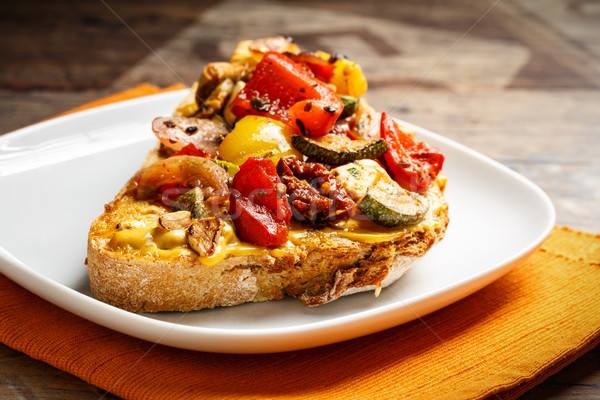 Sandwich with grilled veggies Stock photo © vertmedia