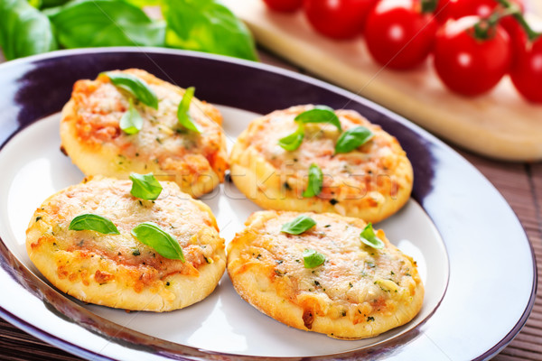 vegetarian mini pizzas  Stock photo © vertmedia