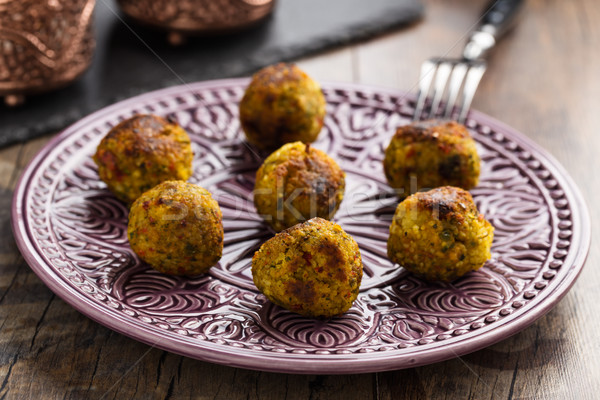 Stock photo: couscous balls