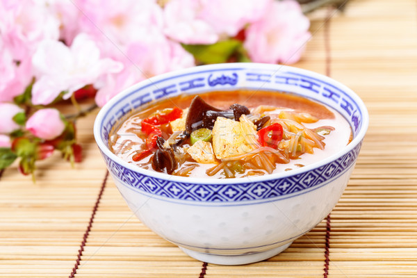 chinese hot and sour soup Stock photo © vertmedia
