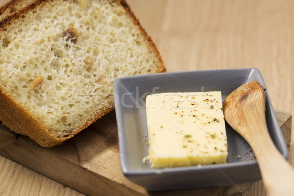 Brood gesmolten boter kom gebakken Stockfoto © vetdoctor