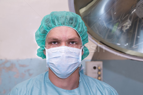 Surgeon seems very serious about coming surgery Stock photo © vetdoctor