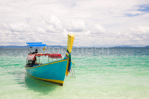 Boat on andaman beach Stock photo © vichie81