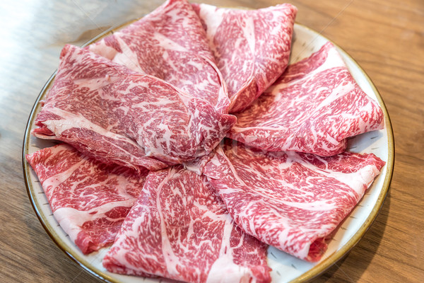 Beef texture Stock photo © vichie81