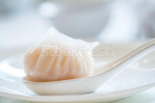 Dim sum chinez alimente cină ceai Imagine de stoc © vichie81