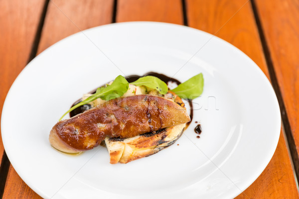 Fried foie gras Stock photo © vichie81