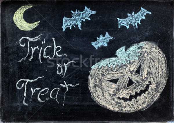 halloween drawing Stock photo © vichie81