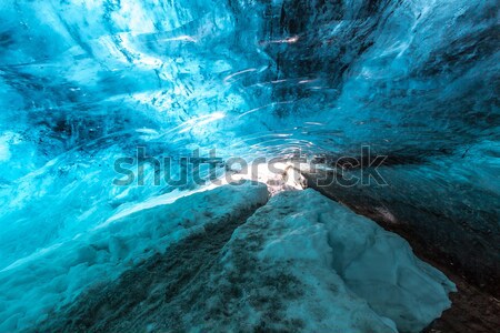 Ice Cave Iceland Stock photo © vichie81