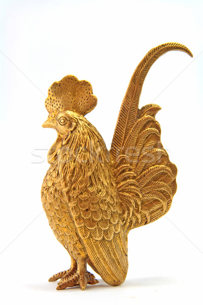Golden Chicken Stock photo © vichie81