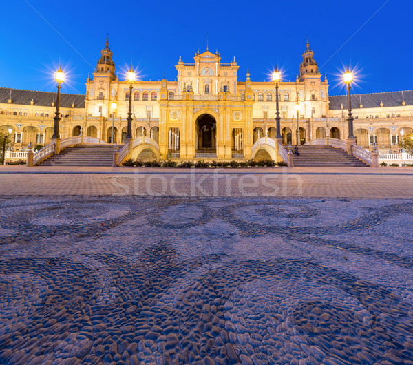 Panorama Espana Square Spain Stock photo © vichie81