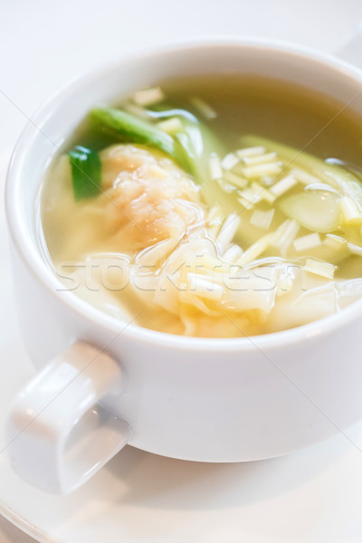 Supă chinez bucatarie asiatic mânca Imagine de stoc © vichie81