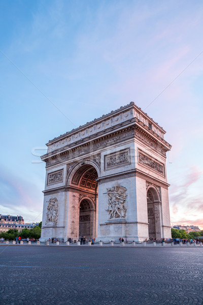 Arc of Triomphe Paris Stock photo © vichie81