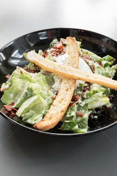 [[stock_photo]]: Salade · césar · bol · vert · légumes · fraîches · plat