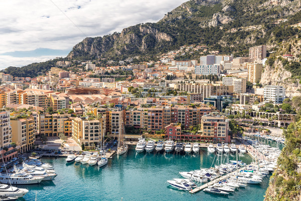 Monaco Fontvieille cityscape Stock photo © vichie81