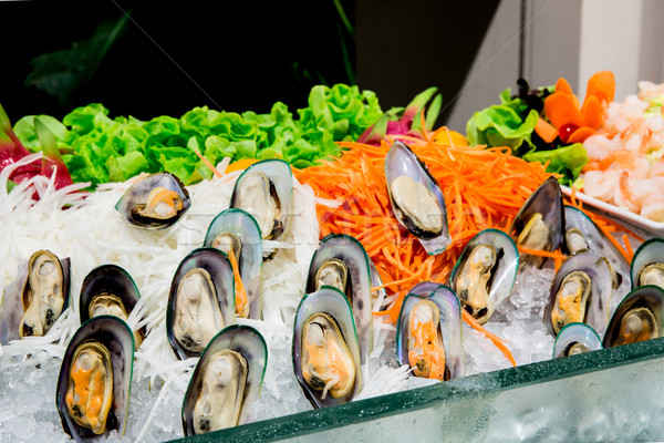 mussel salad Stock photo © vichie81
