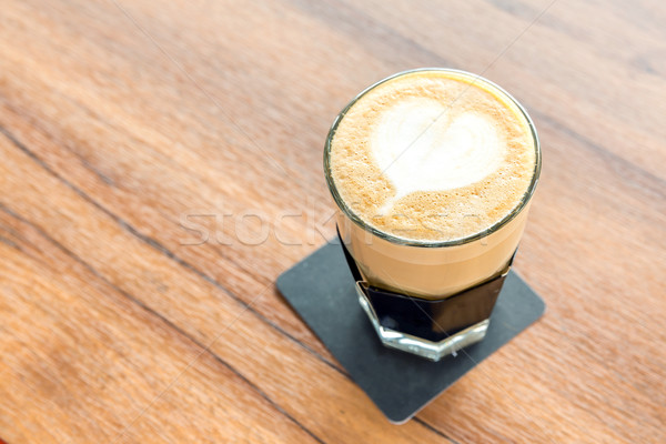 latte coffee Stock photo © vichie81