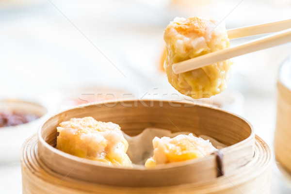 Cinese dim sum mangiare cottura pranzo Foto d'archivio © vichie81