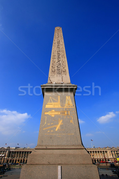 Obelisk Monument Paris Stock photo © vichie81