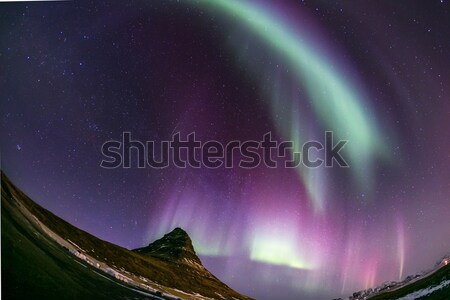 Stock fotó: Aurora · Izland · északi · fény · természet · tájkép