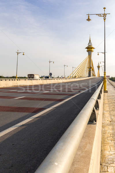 Bridge in Nonthaburi Thailand Stock photo © vichie81
