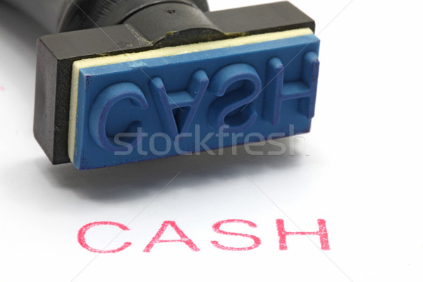 rubber stamp Cash Stock photo © vichie81
