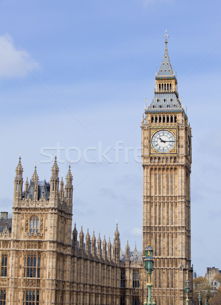 Big Ben London tájkép város Westminster Anglia Stock fotó © vichie81