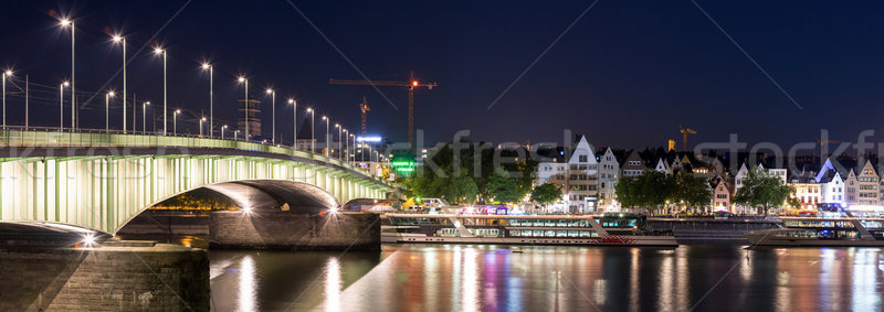 Colonia Alemania panorama paisaje río ciudad Foto stock © vichie81