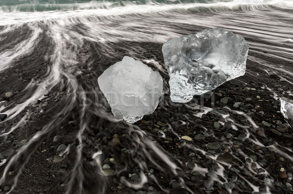 Iceberg Diamond beach Iceland Stock photo © vichie81