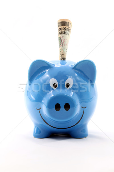 Dollar banknote Piggy Bank Stock photo © vichie81