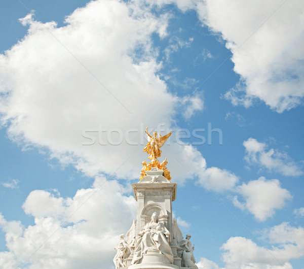 Regina Buckingham Palace piazza Londra Inghilterra costruzione Foto d'archivio © vichie81