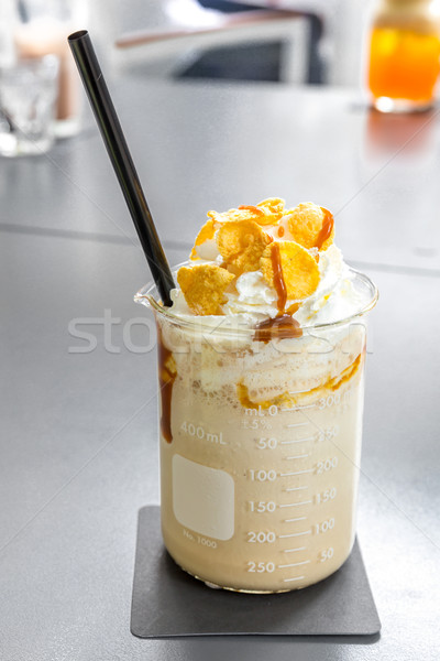 creme brulee Frappe Stock photo © vichie81