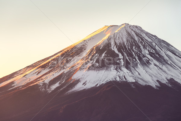 Mountain Fuji sunrise Japan Stock photo © vichie81