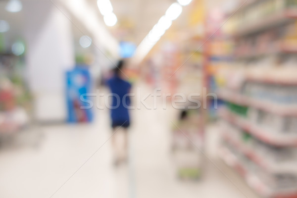 Blurred background : Supermarket Stock photo © vichie81