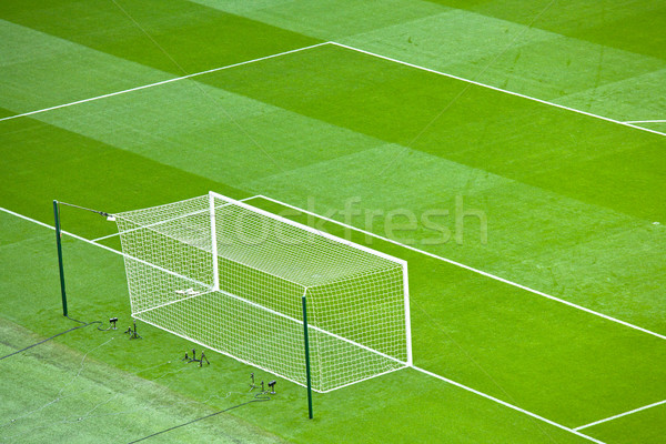 Stadion scop pregatire fotbal fotbal meci Imagine de stoc © vichie81