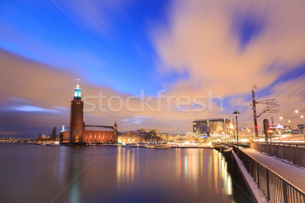 Stockholm City Hall Sweden Stock photo © vichie81