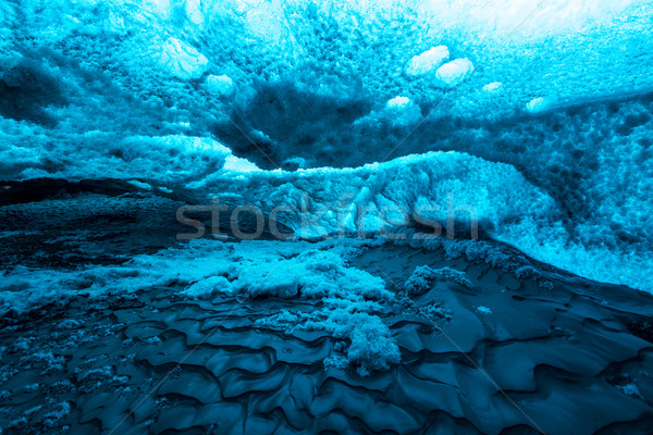 Foto stock: Hielo · cueva · glaciar · Islandia · agua · naturaleza