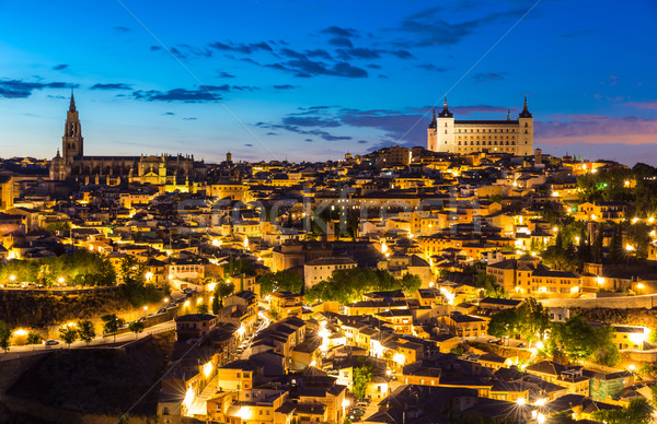 Toledo at dusk Spain Stock photo © vichie81