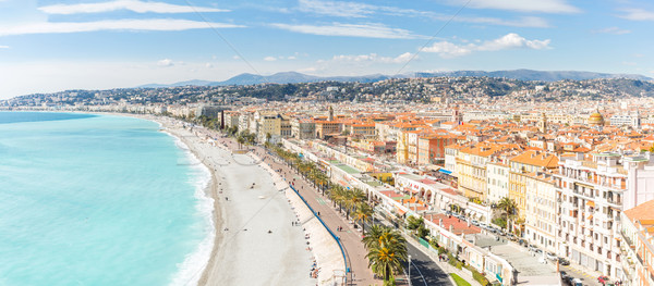 Foto stock: Francia · agradable · mediterráneo · playa · mar · panorama