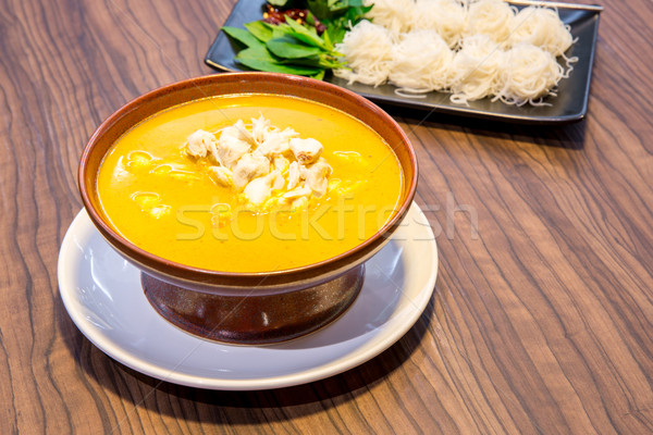 Curry crab tailandez paste piper Imagine de stoc © vichie81
