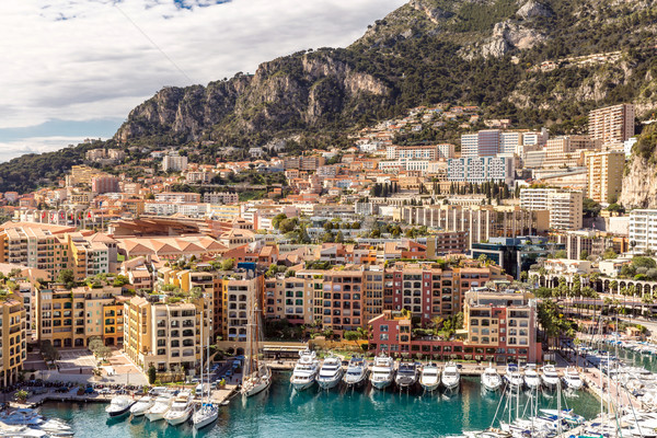 Monaco Fontvieille cityscape Stock photo © vichie81