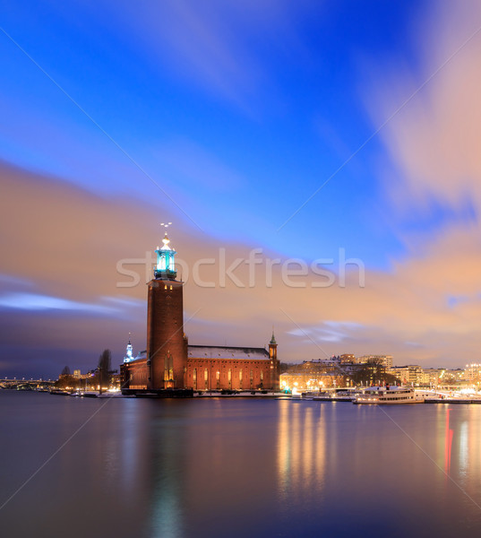 Stockholm City Hall Sweden Stock photo © vichie81