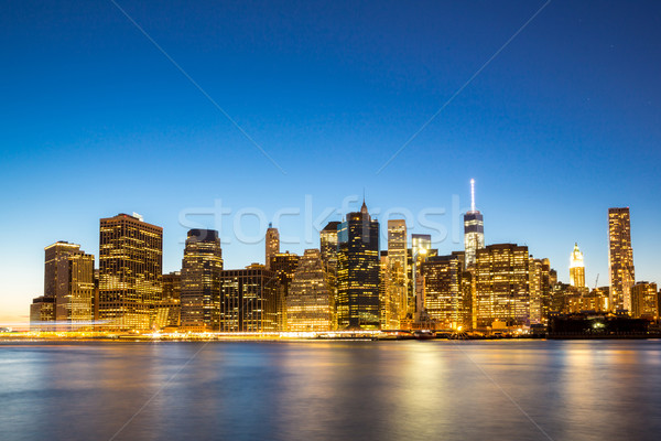 New York City skyline Stock photo © vichie81