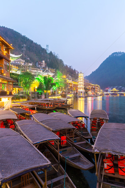Fenghuang ancient town China Stock photo © vichie81