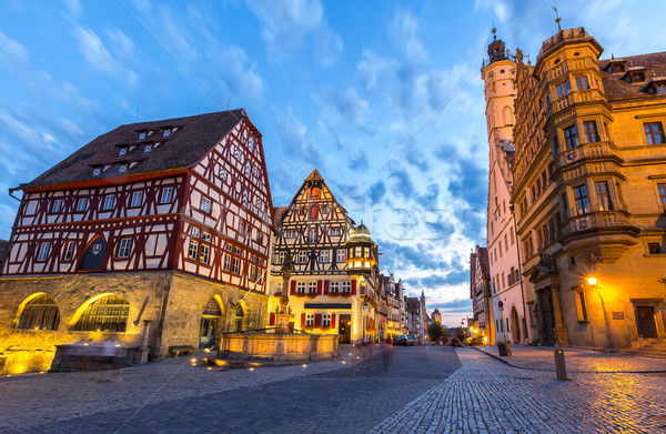 Rothenburg City hall Stock photo © vichie81
