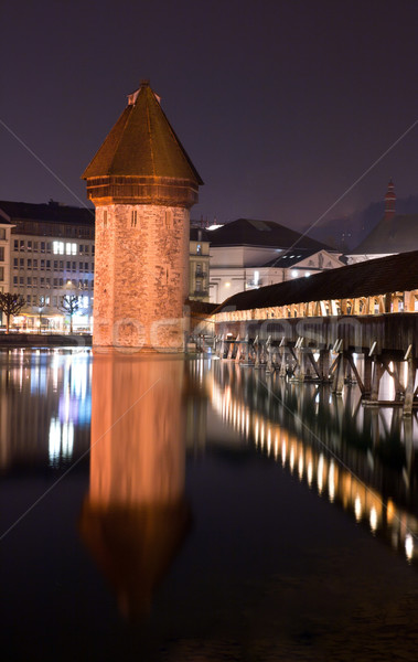Chapel bridge Lucerne, Switzerland Stock photo © vichie81