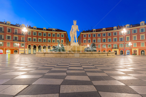 Place Massena square Nice, French Riviera Stock photo © vichie81