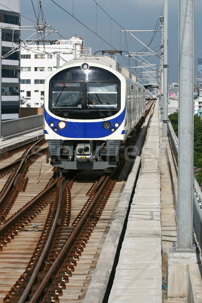 Blue sky train Stock photo © vichie81