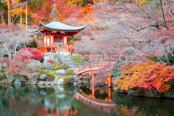 Templo kyoto Japón otono chino Foto stock © vichie81